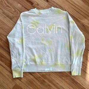 Calvin Klein tie dye pullover